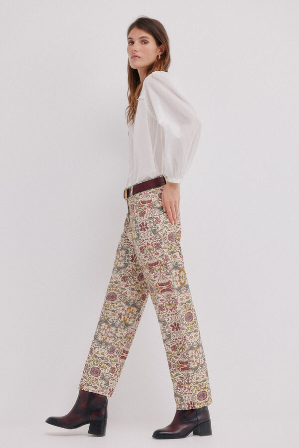 Hoss Intropia C&eacute;cile. Blusa bordada Blanco