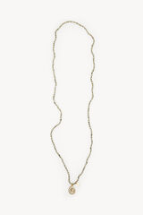 Hoss Intropia Leticia. Collar beads mediterr&aacute;neo. Gris