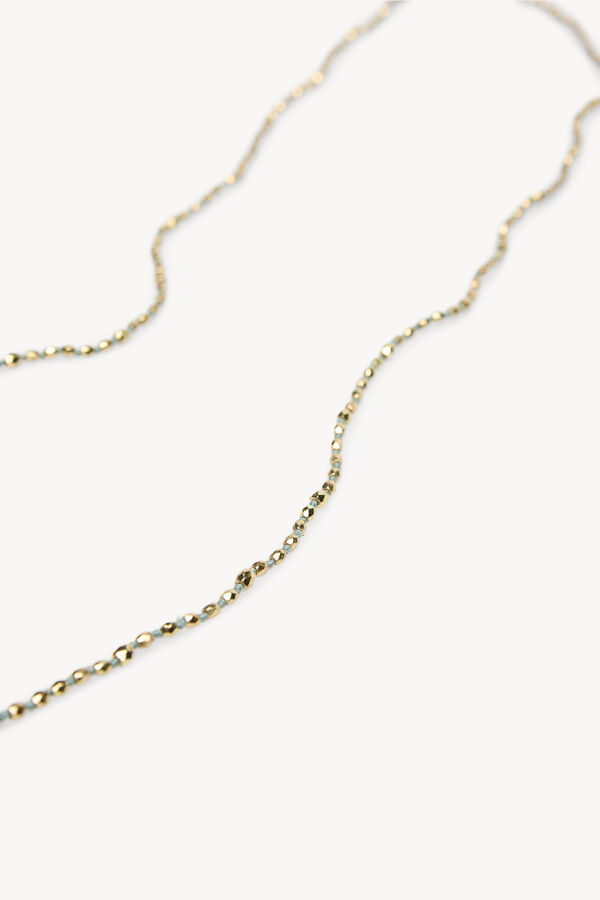 Hoss Intropia Leticia. Collar beads mediterr&aacute;neo. Gris