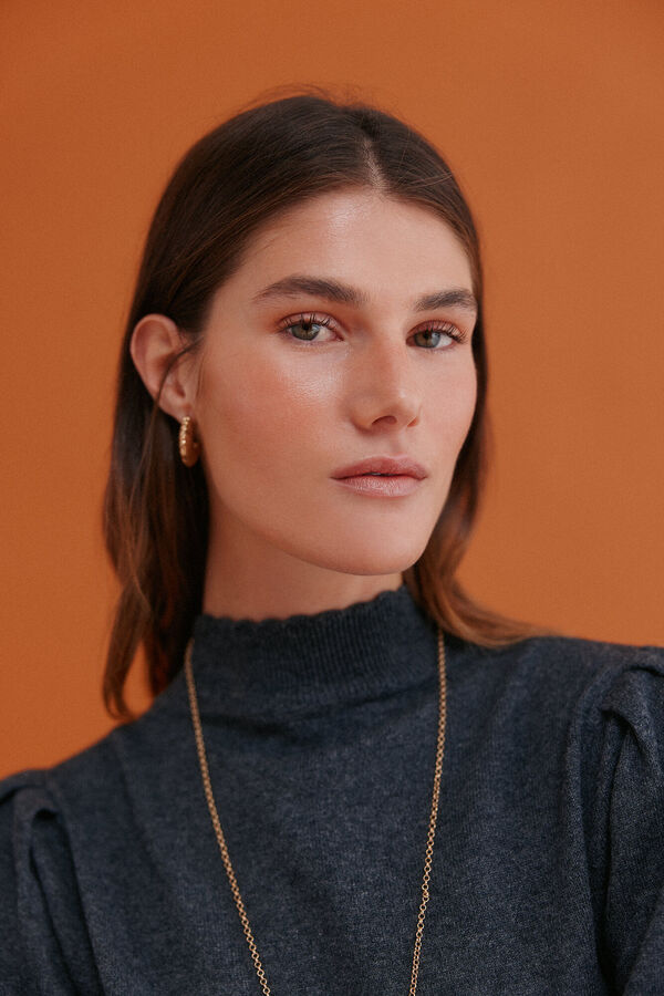 Hoss Intropia Ingrid. Jersey manga larga Gris