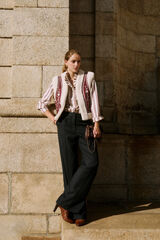 Hoss Intropia Poppy. Pantal&oacute;n recto Negro