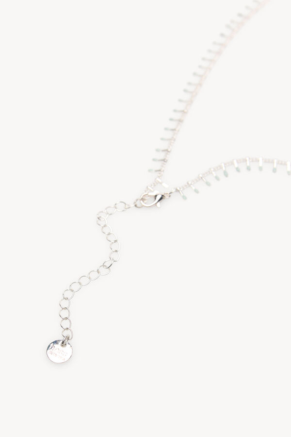 Hoss Intropia Liza. Collar largo mini monedas Gris