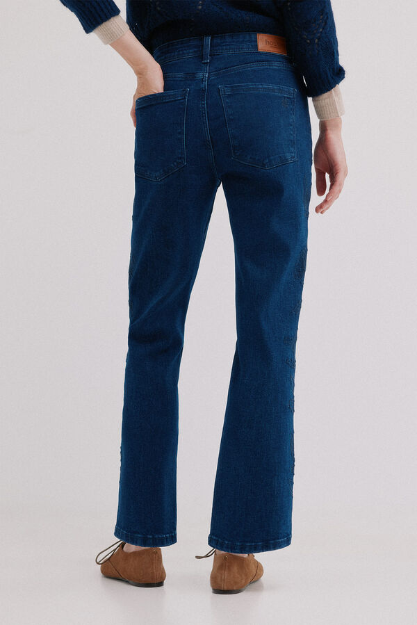 Hoss Intropia Bridgite. Jeans bootcut Azul marino