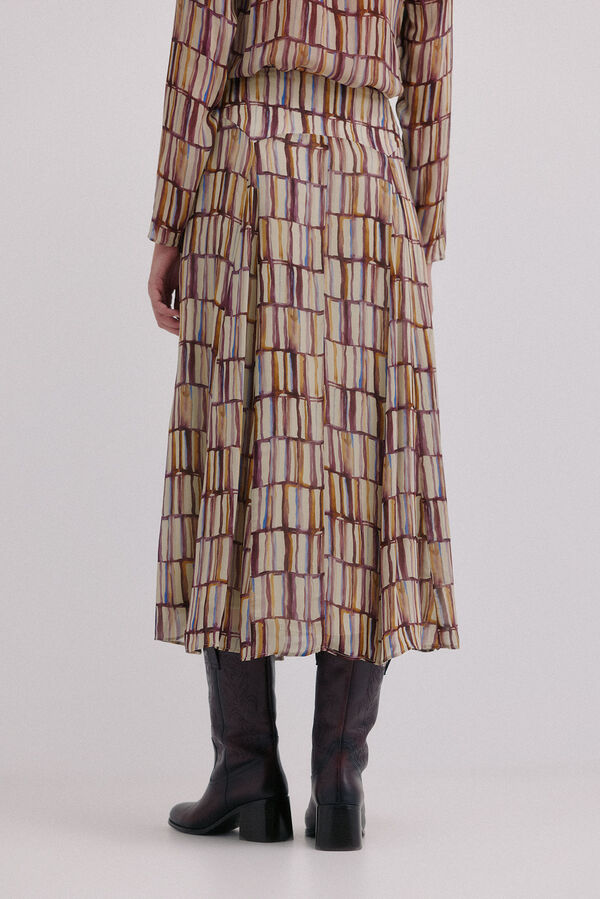 Hoss Intropia Rita. Falda fluida Lila