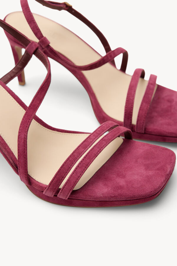 Hoss Intropia Mireia. Sandalias tac&oacute;n ante Lila