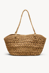 Hoss Intropia Naiara. Bolso capazo rafia Arena
