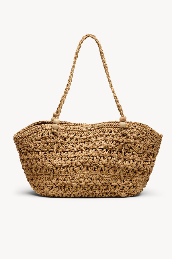 Hoss Intropia Naiara. Bolso capazo rafia Arena