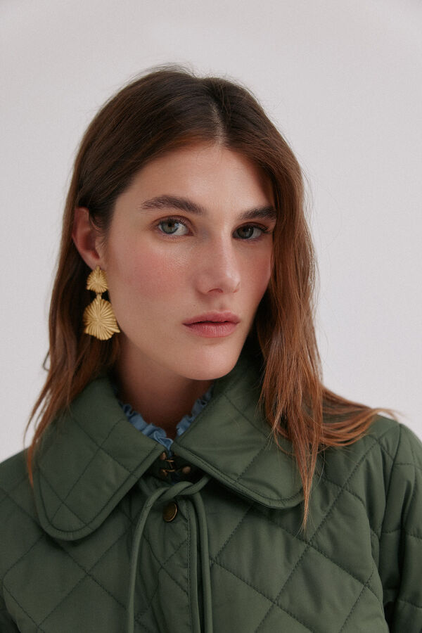 Hoss Intropia Daria. Deportiva acolchada Kaki