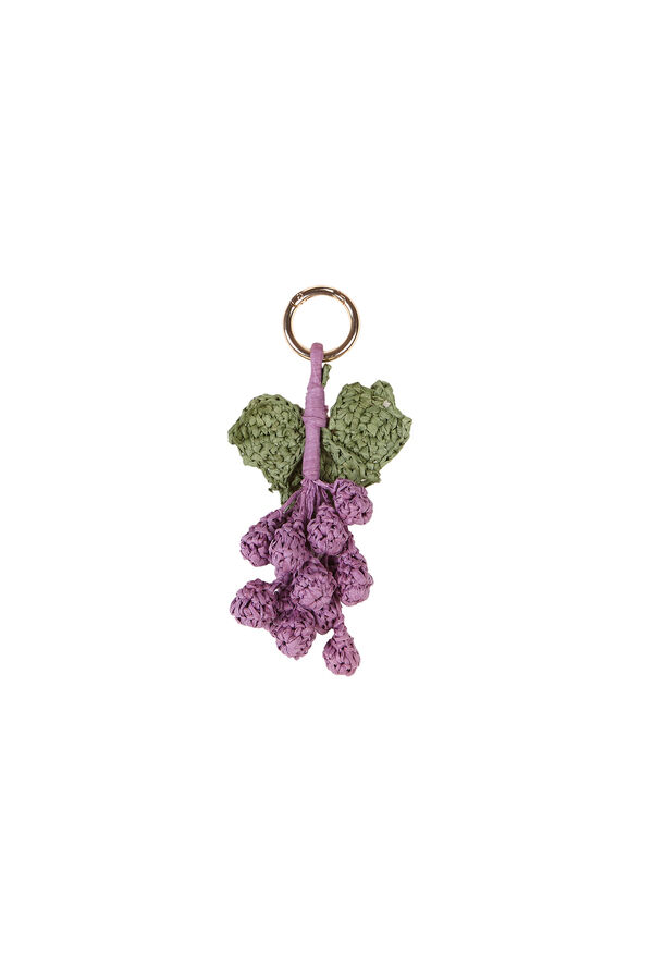 Hoss Intropia Lorena. Charm uva de rafia Morado
