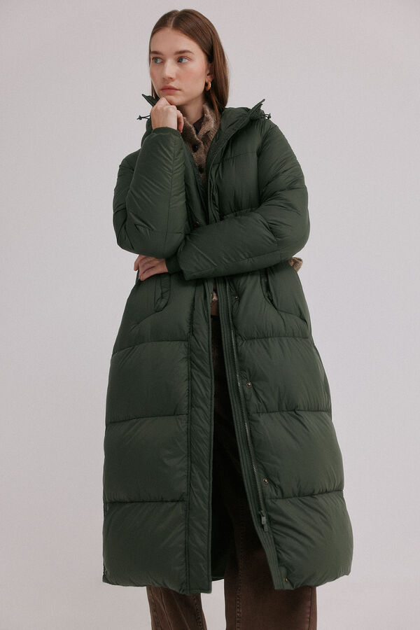 Hoss Intropia Diletta. Deportiva acolchada Kaki