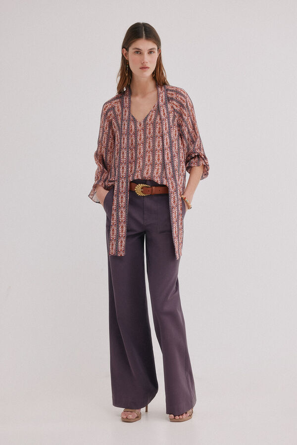 Hoss Intropia Camino. Blusa estampada Rosa