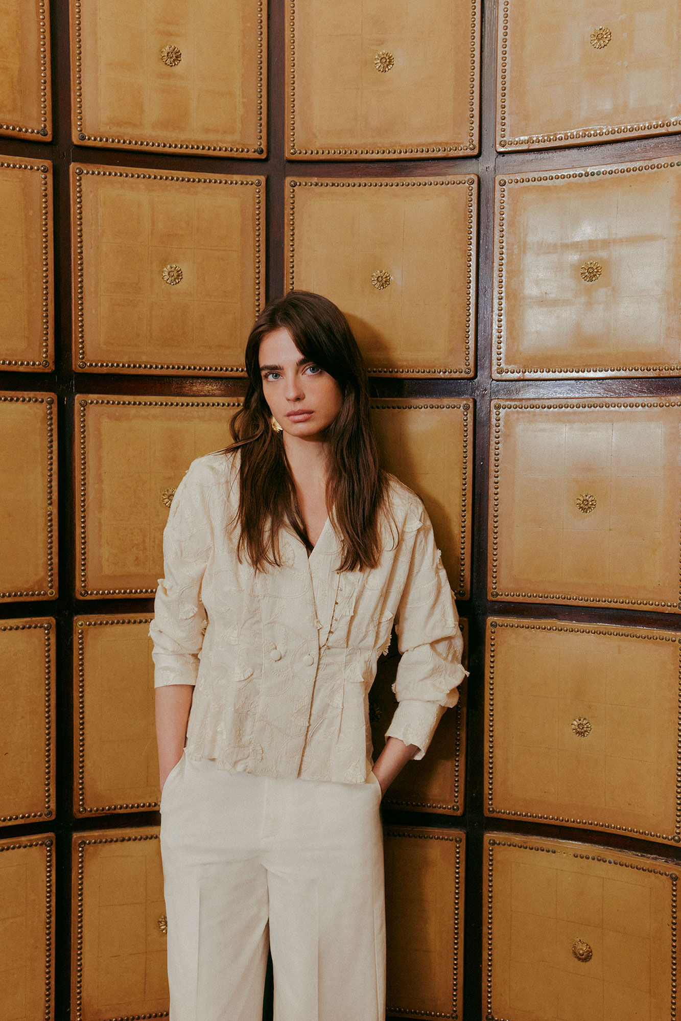 Hoss Intropia Gema. Blusa bordada