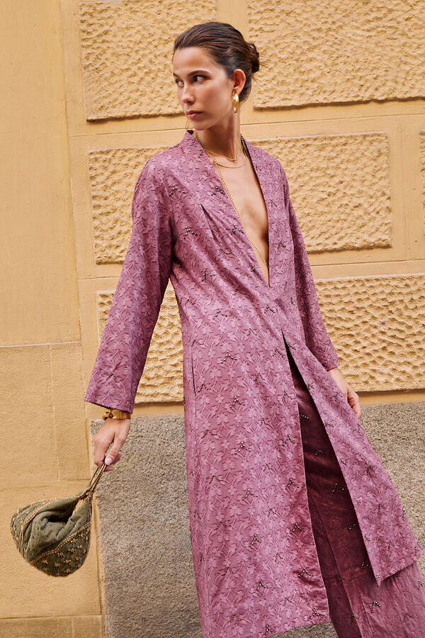 Hoss Intropia Estelle. Kimono jaquard Rosa