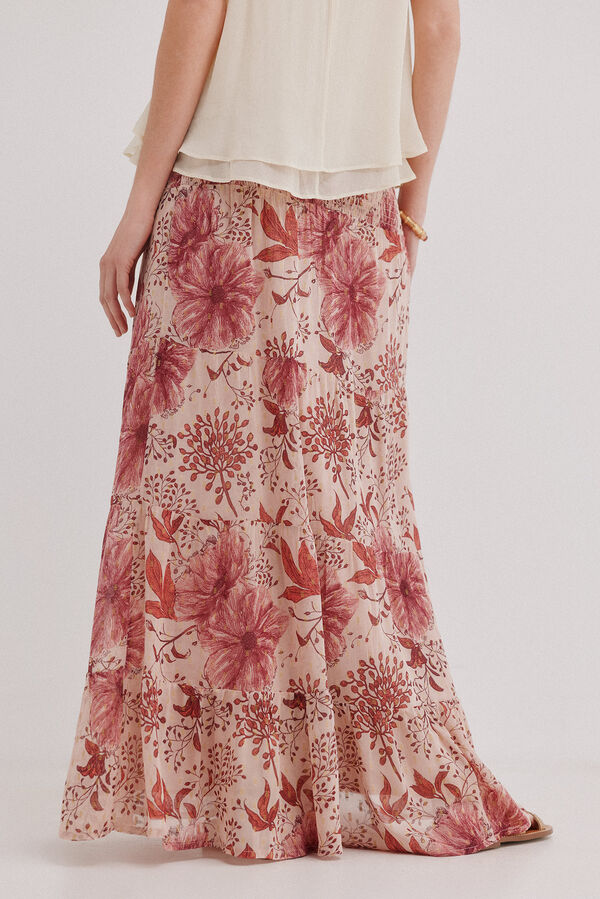 Hoss Intropia Rachel. Falda larga estampada Multicolor