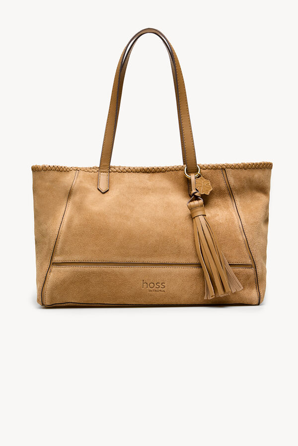 Hoss Intropia Natalia. Bolso serraje Camel