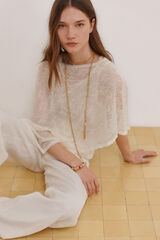 Hoss Intropia Mara. Camiseta dos en uno Marfil