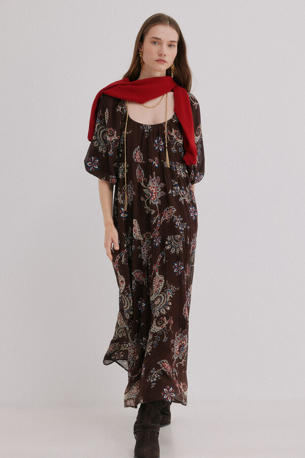 Hoss Intropia Adela. Vestido estampado Estampado Marron