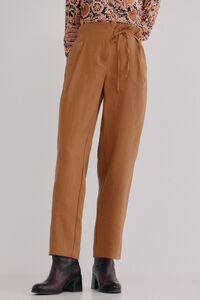 Hoss Intropia Piper. Pantal&oacute;n con lazada