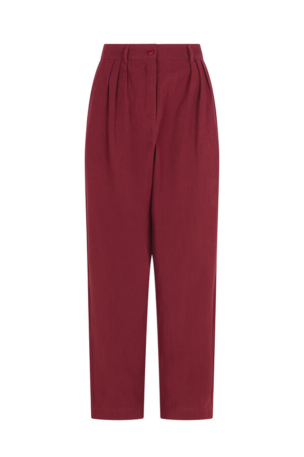Hoss Intropia Philippa. Pantalones con pliegues Rosa