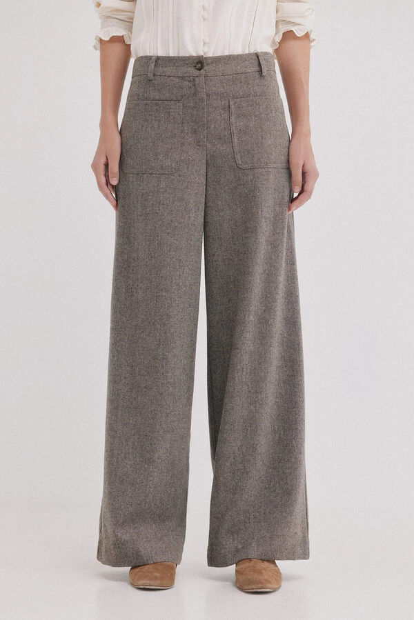 Hoss Intropia Paodra. Pantal&oacute;n culotte Kaki