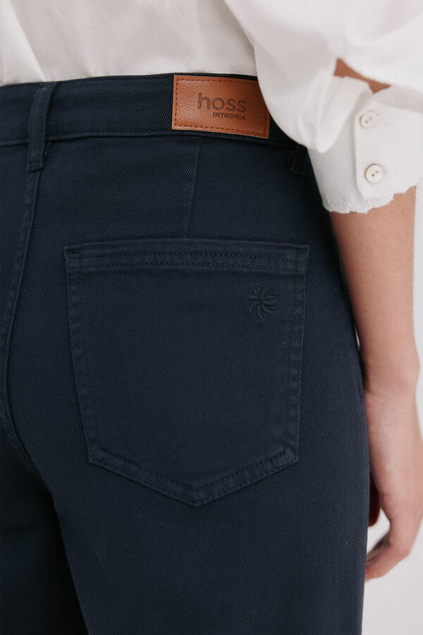 Hoss Intropia Piera. Pantal&oacute;n jacquard Gris oscuro
