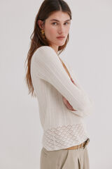 Hoss Intropia Ingrid. Top calado Morado