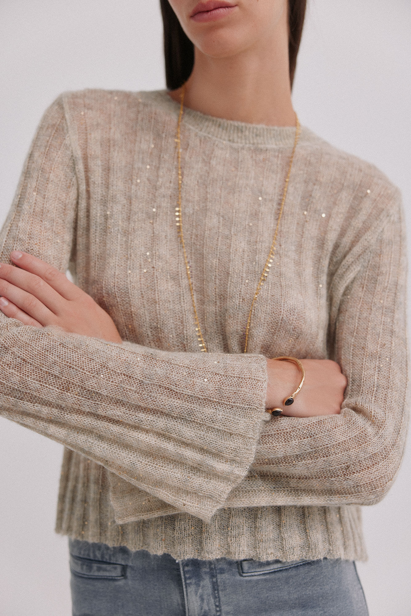 Hoss Intropia Neus. Jersey cuello redondeado