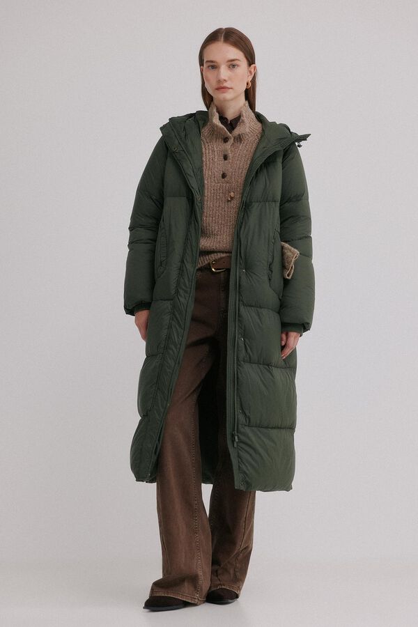 Hoss Intropia Diletta. Deportiva acolchada Kaki