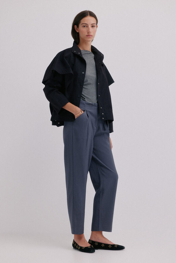 Hoss Intropia Piper. Pantal&oacute;n con lazada Gris