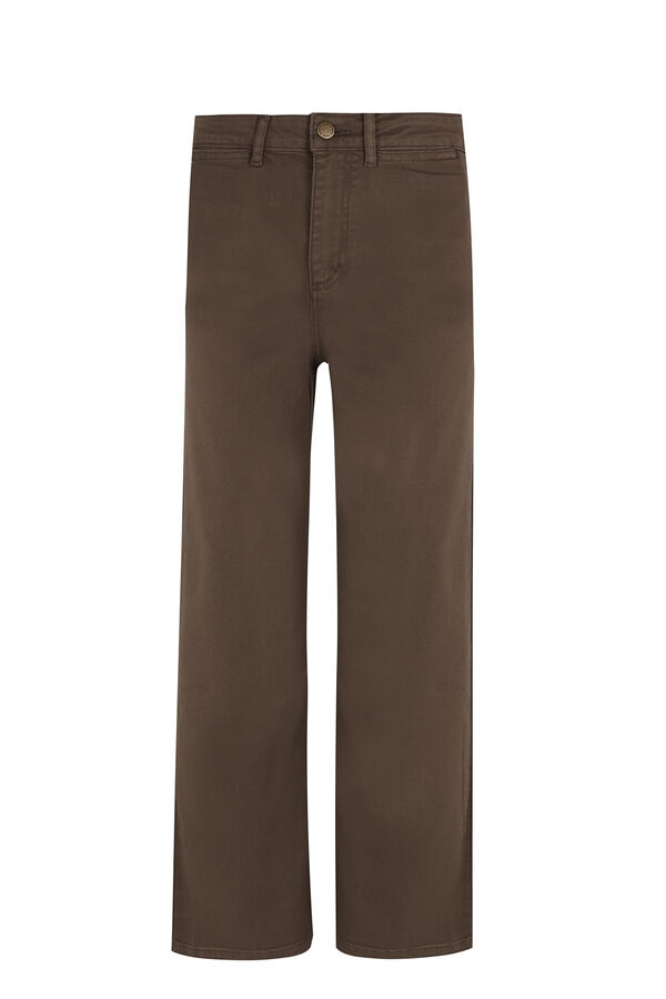 Hoss Intropia Belle. Jeans tiro alto Marron