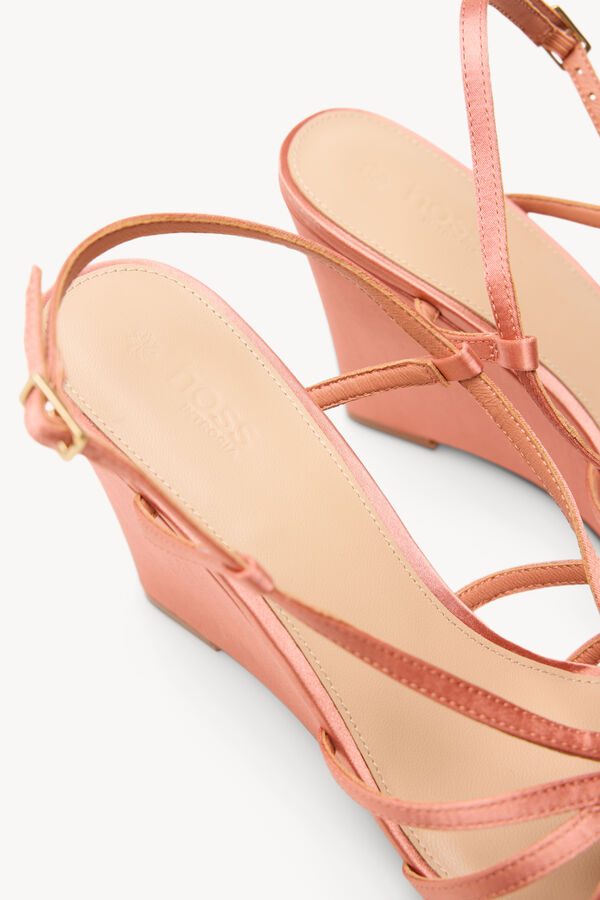 Hoss Intropia Mar&iacute;a. Sandalias de cu&ntilde;a Coral