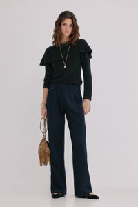 Hoss Intropia Peggy. Pantalones con pliegues