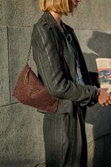 Hoss Intropia Nahia. Bolso de abalorios Granate