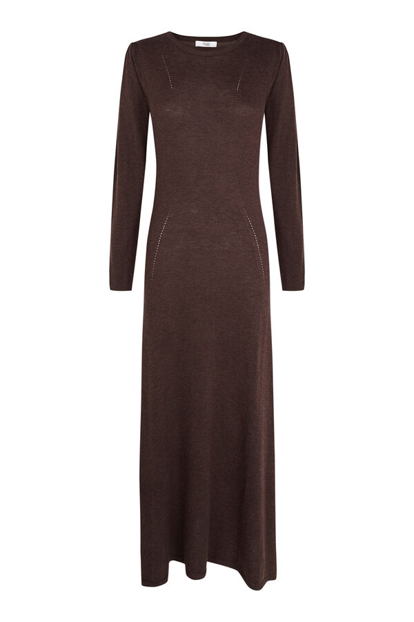 Hoss Intropia Amelie. Vestido de punto Marron oscuro