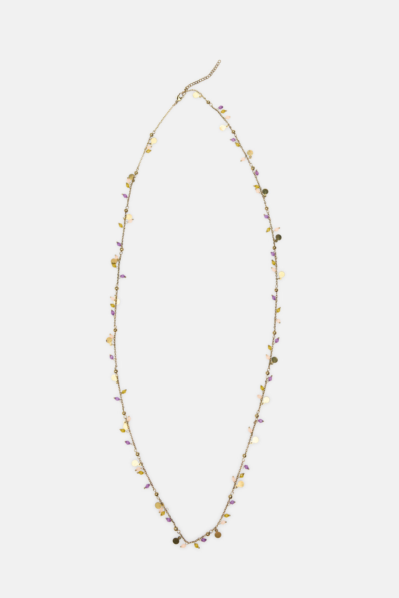 Hoss Intropia Luciana. Collar beads ba&ntilde;ado en oro