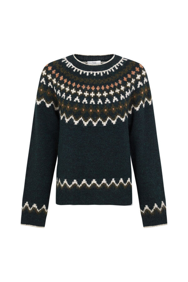 Hoss Intropia Ilma. Jersey grecas Verde