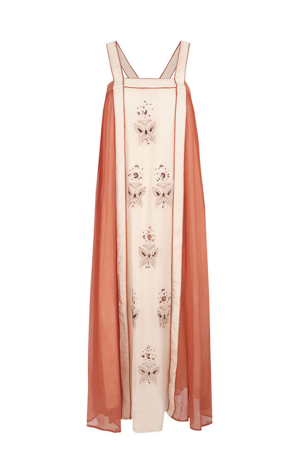 Hoss Intropia Asela. Vestido con abalorios Coral