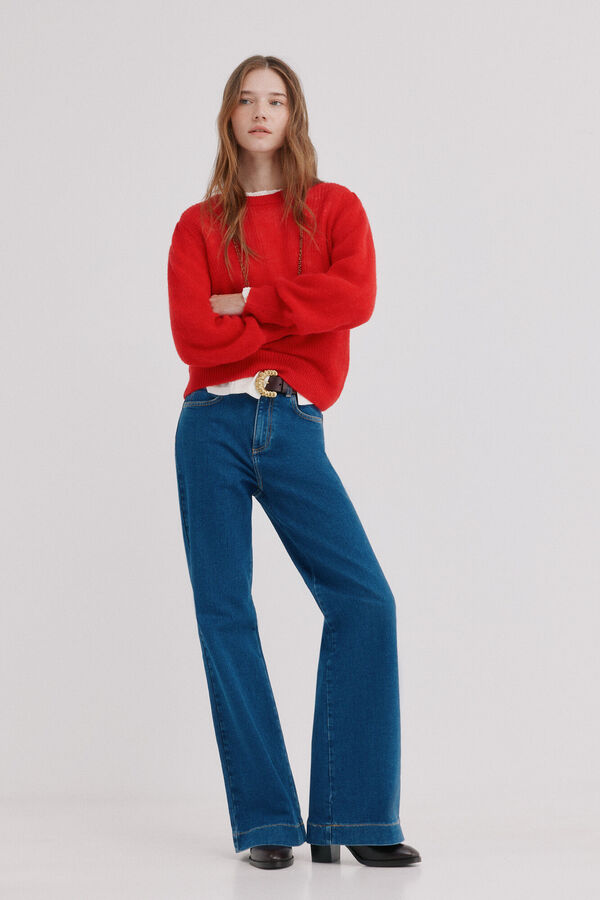 Hoss Intropia Iciar. Jersey de punto rojo