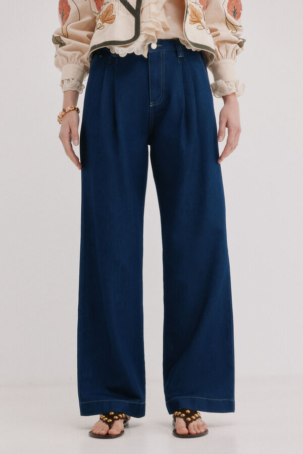 Hoss Intropia Batsy. Denim tencel Azul marino