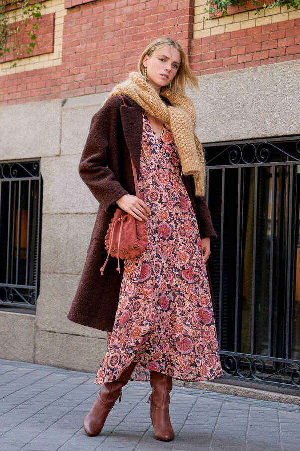 Hoss Intropia Aitana. Vestido estampado Estampado Marron
