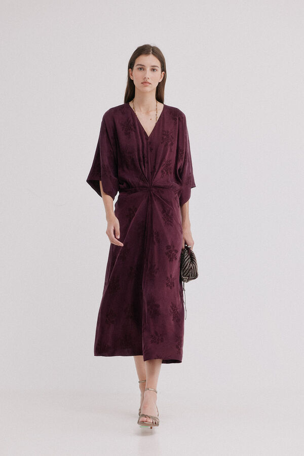 Hoss Intropia Alya. Vestido midi Vino