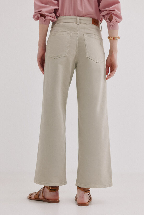 Hoss Intropia Berta. Vaqueros wide leg Gris