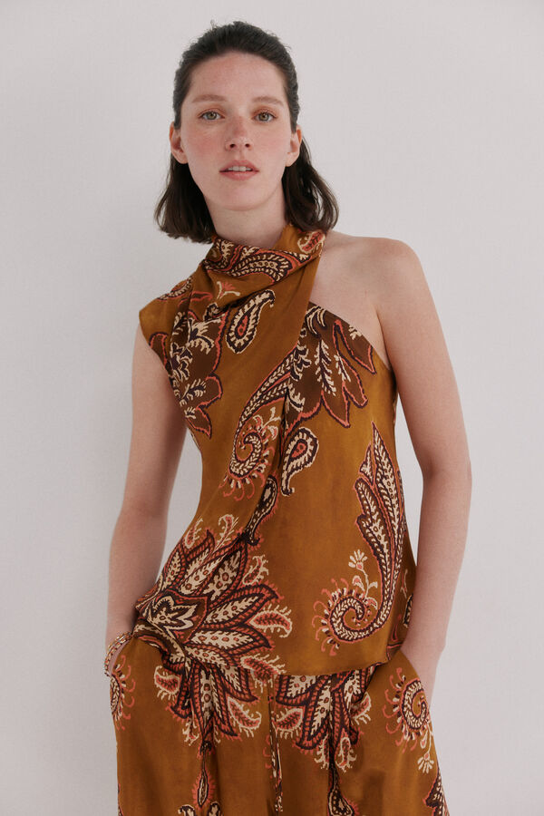 Hoss Intropia Cornelia. Blusa asim&eacute;trica Multicolor