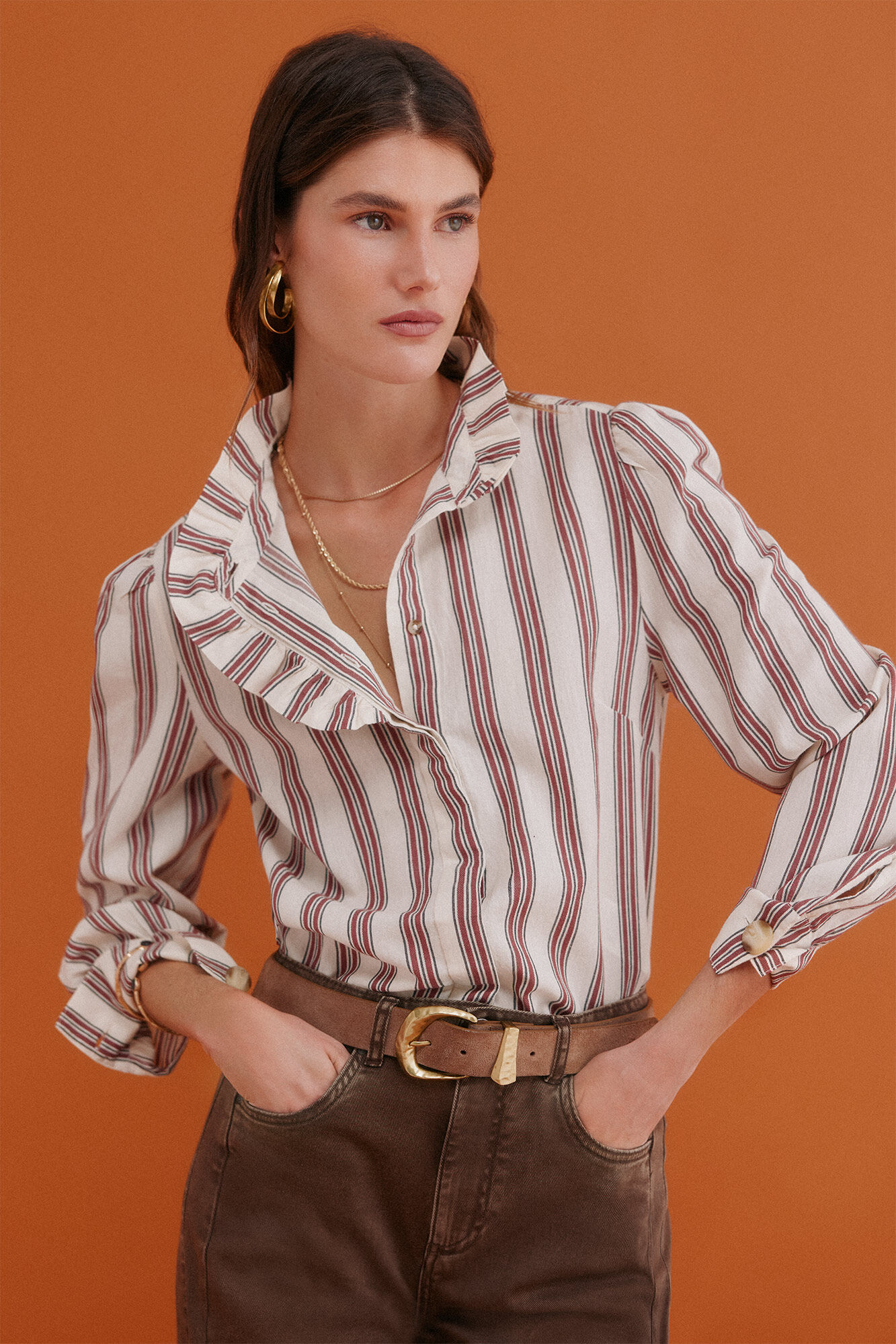 Hoss Intropia Claudette. Blusa a rayas