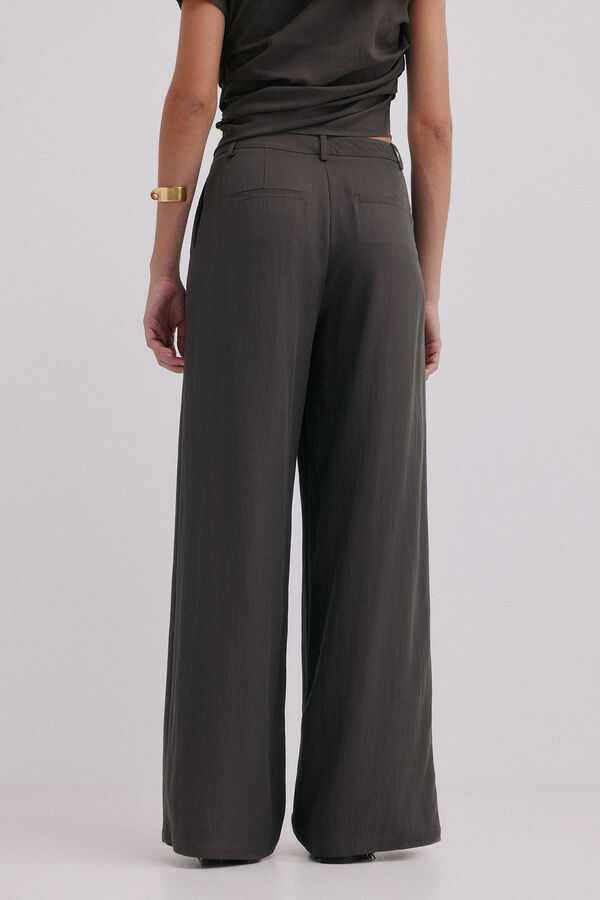 Hoss Intropia Poline. Pantalones fluidos Gris