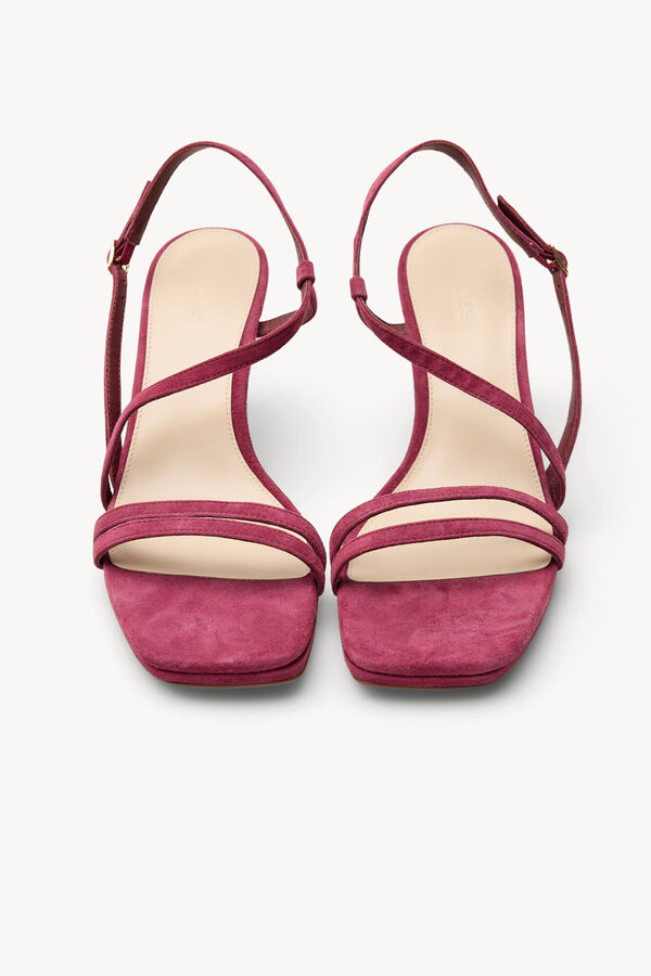 Hoss Intropia Mireia. Sandalias tac&oacute;n ante Lila