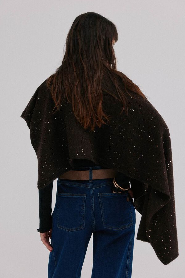 Hoss Intropia Nerea. Capa con lurex Marron