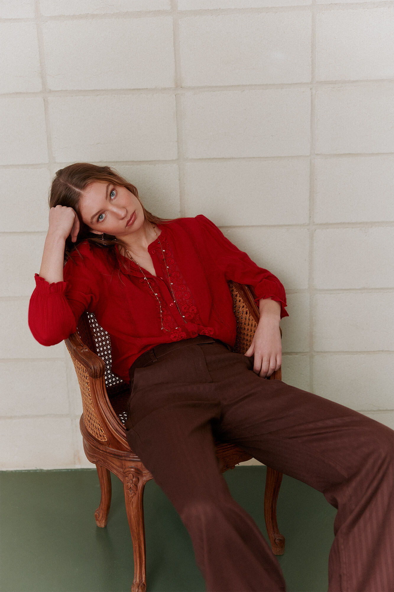 Hoss Intropia Caridad. Blusa rom&aacute;ntica