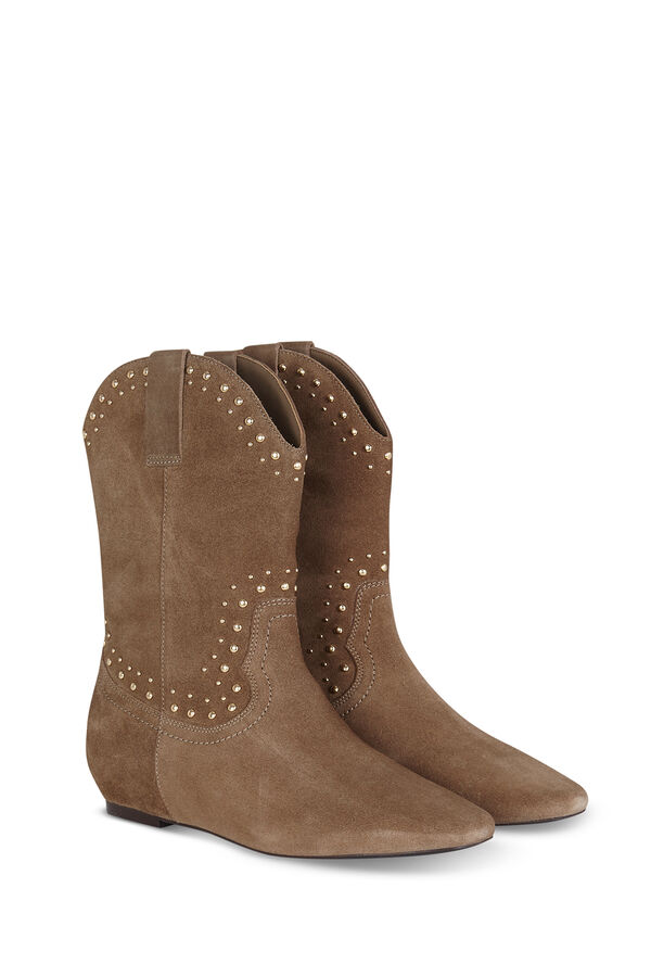 Hoss Intropia Botas tachas Beige