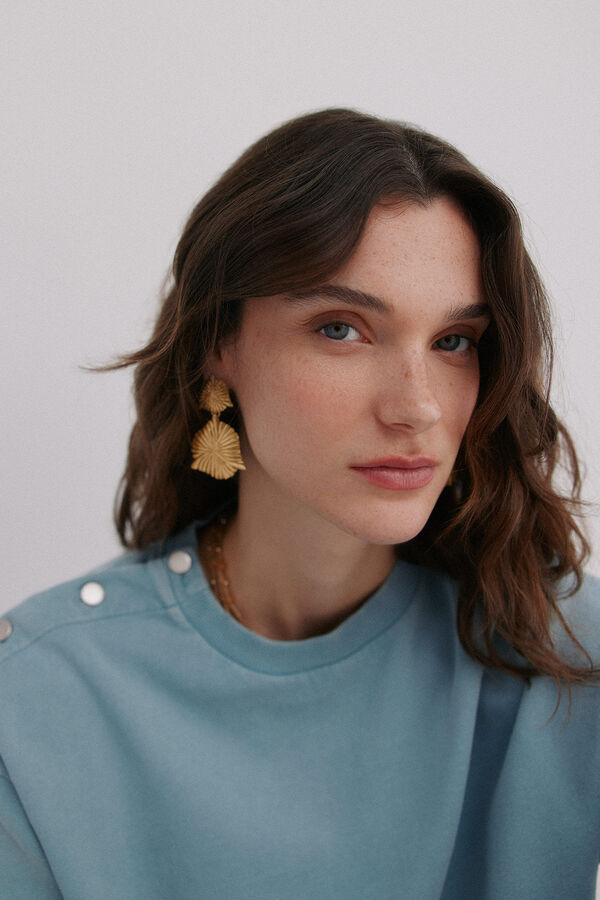 Hoss Intropia Maddie. Sudadera de cuello subido Azul